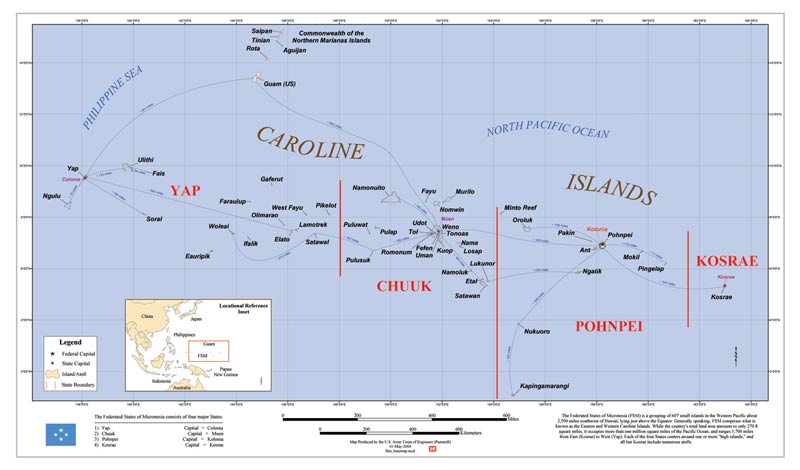 Map of the FSM